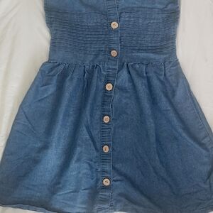 Penelope Mack Denim Blue Kids Dress